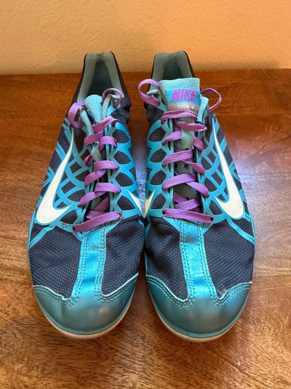 Nike Zoom W track spikes blue purple